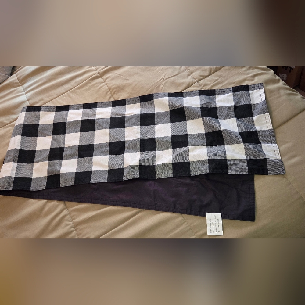 Black White Buffalo Check Table Runner – 66” – Hobby Lobby